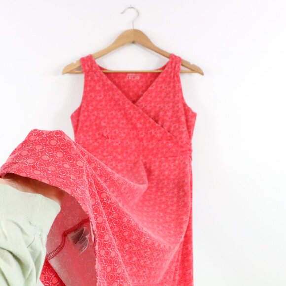 *Eddie Baure Pink Y2K V Neck Sleeveless Dress - Picture 4 of 6